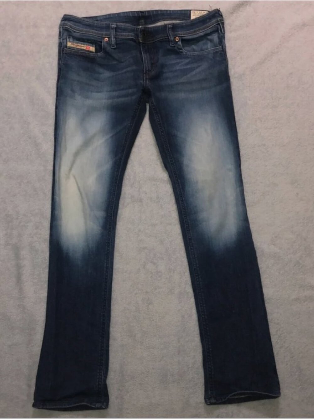 Diesel Women’s Slim Straight Jeans Wash 0883F Stretch Lowky Regular